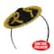 Beistle Adult Black & Gold Sombrero Headbands, 2ct.